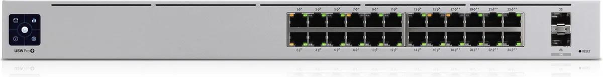 Ubiquiti UniFi Switch PRO Gen 2 - Netwerkswitch - Managed - 24 poorten - 400W PoE - Layer 3