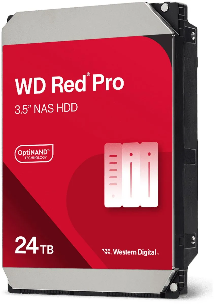 Western Digital Red Pro WD241KFGX Harde Schijf 24TB
