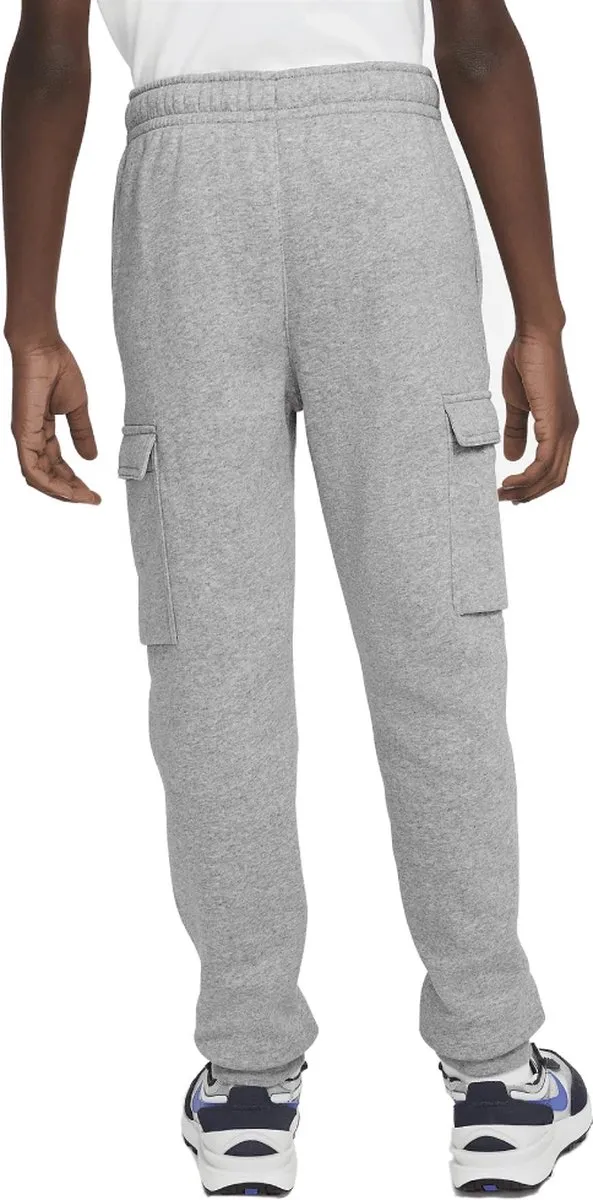 Nike Fleece Cargo Joggingbroek Junior 140 - Antraciet