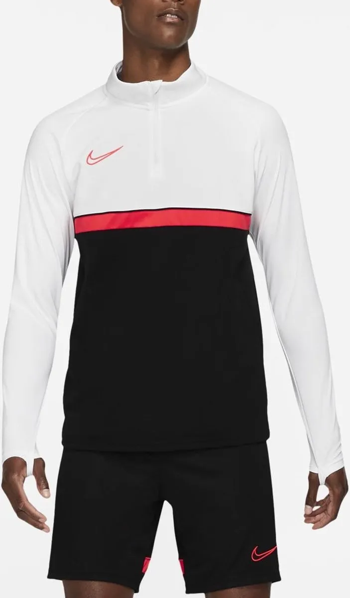 Nike Dri-FIT Sporttrui CW6110-016 - XXL - Zwart/Wit/Rood