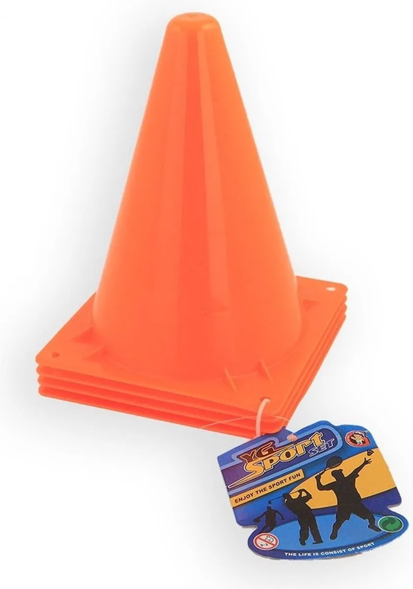 Jonotoys Sport Pionnen Set 8 Stuks - 20cm - Oranje