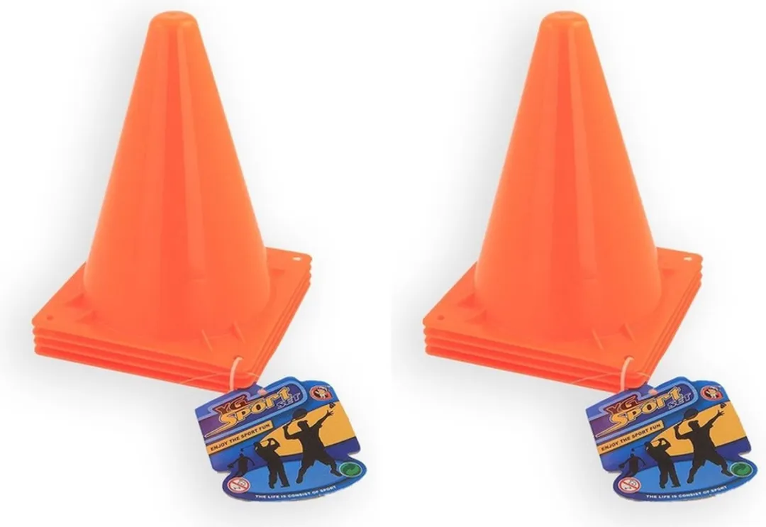 Jonotoys Sport Pionnen Set 8 Stuks - 20cm - Oranje