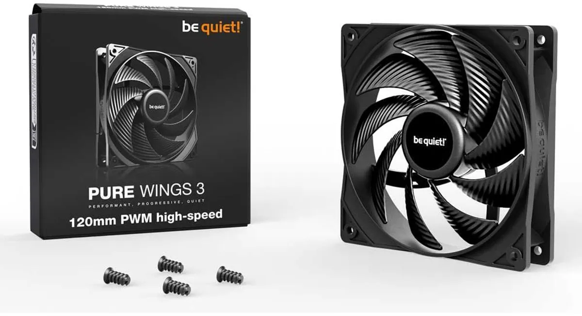 be quiet! Pure Wings 3 BL106 120mm Ventilator - Zwart