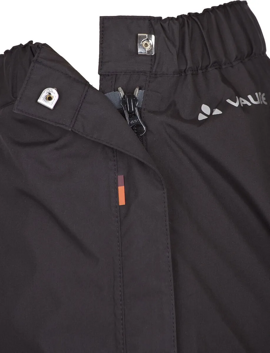 Vaude Fluid Regenbroek Dames - Maat 40 - Zwart