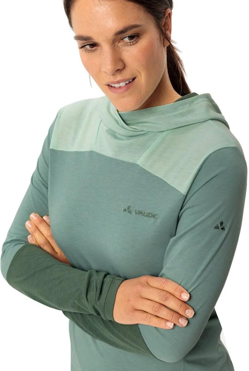 Vaude Women's Tremalzo LS Shirt - Dames Fietsshirt 36 - Dusty Fern