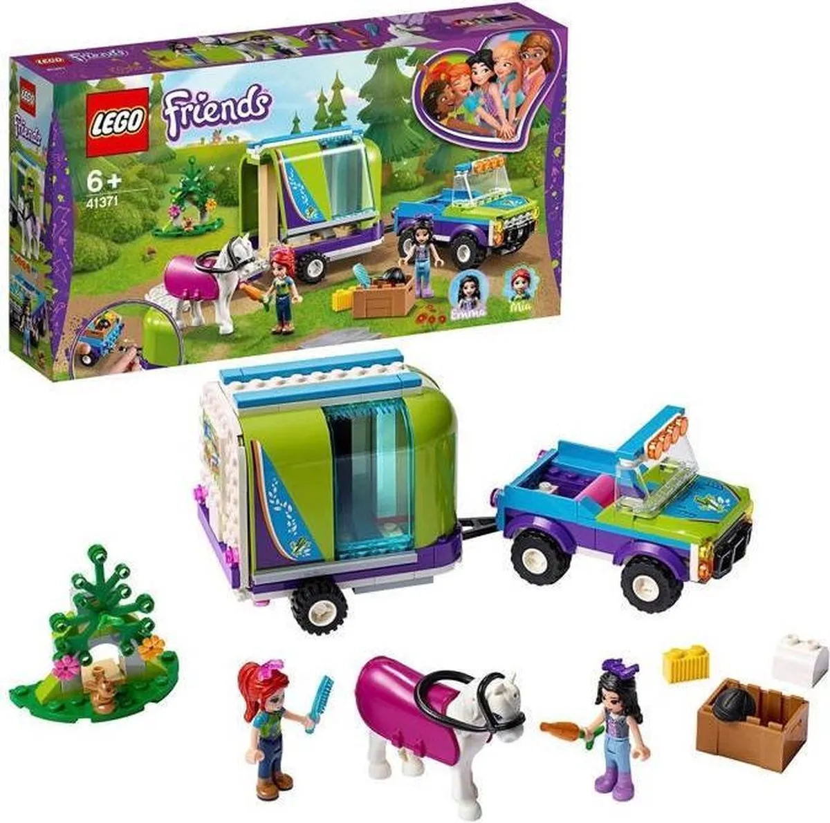 LEGO Friends Mia's Paardentrailer 41371 - 2 Minifiguren - afbeelding 2 van 6