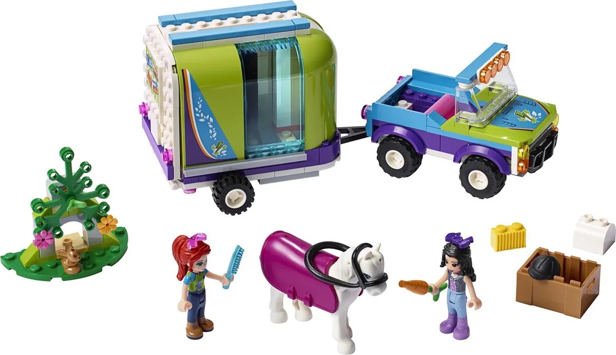 LEGO Friends Mia's Paardentrailer 41371 - 2 Minifiguren - afbeelding 3 van 6