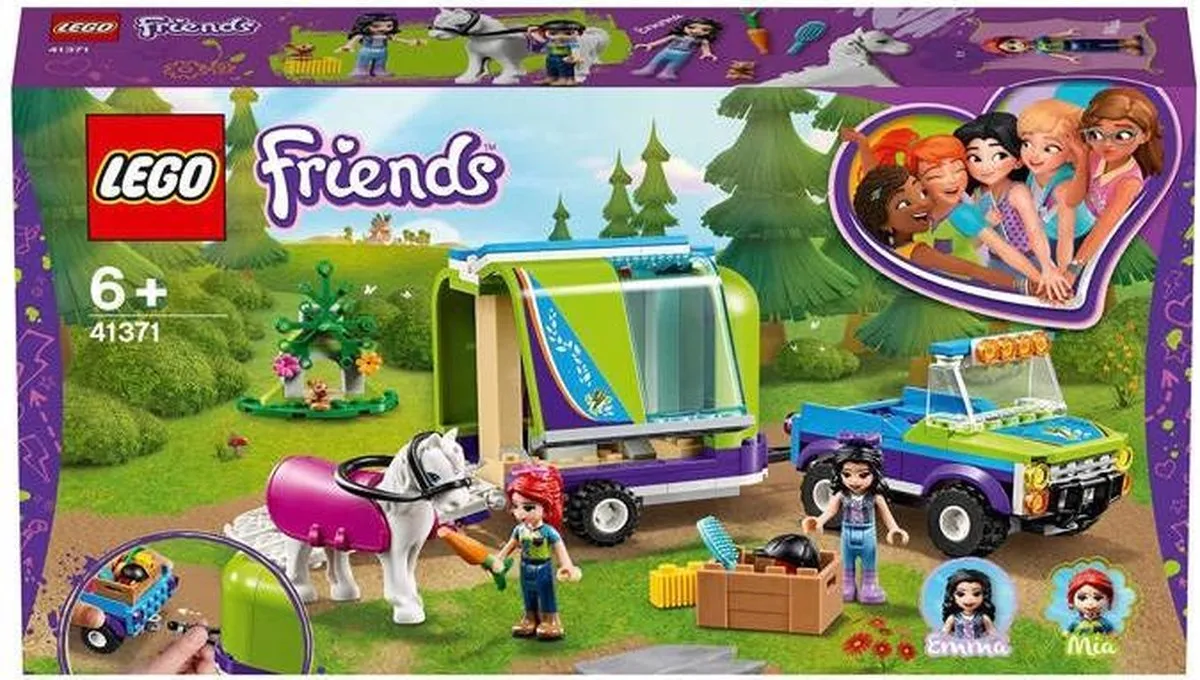 LEGO Friends Mia's Paardentrailer 41371 - 2 Minifiguren - afbeelding 6 van 6