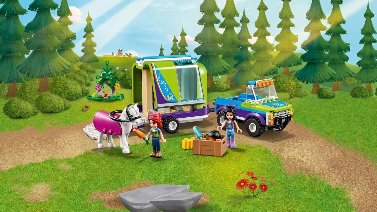LEGO Friends Mia's Paardentrailer 41371 - 2 Minifiguren - afbeelding 4 van 6