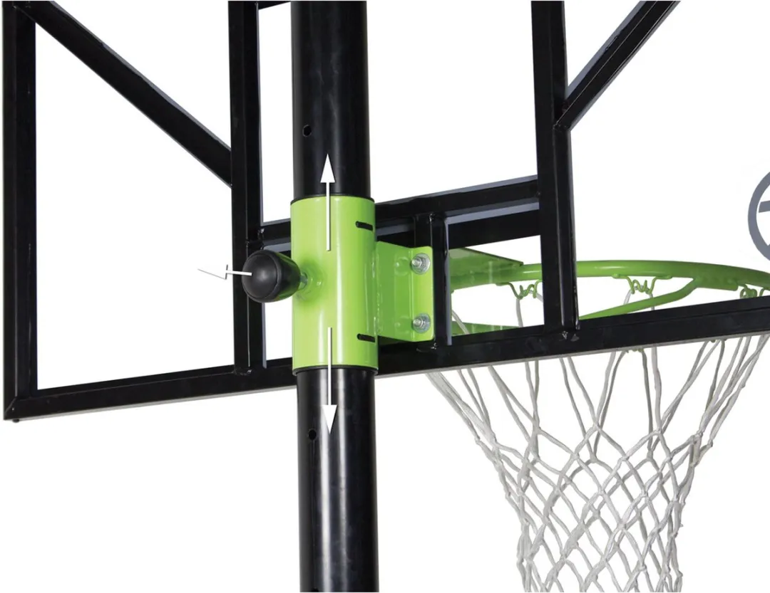 EXIT Comet Verplaatsbaar Basketbalbord Groen/Zwart