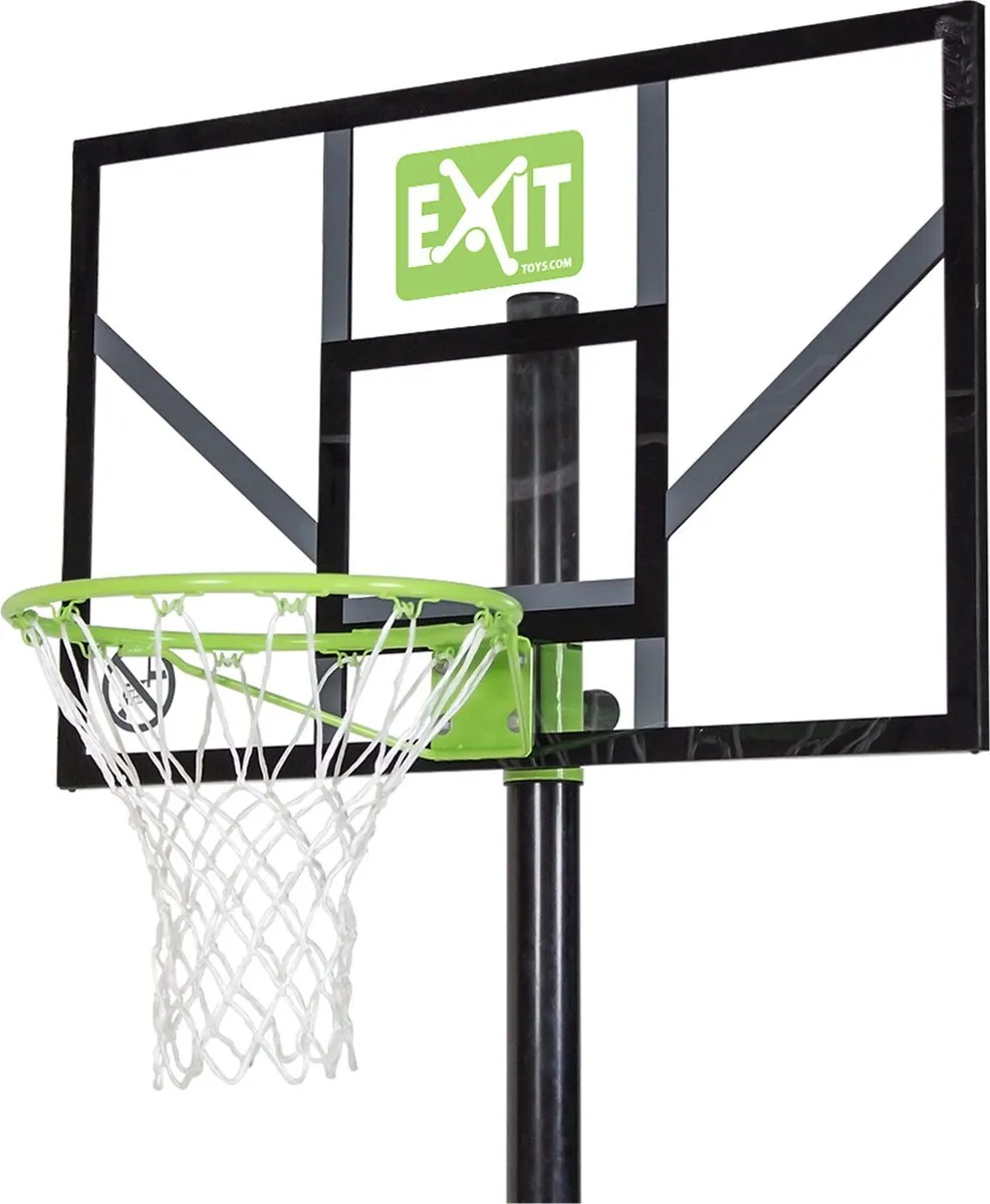 EXIT Comet Verplaatsbaar Basketbalbord Groen/Zwart