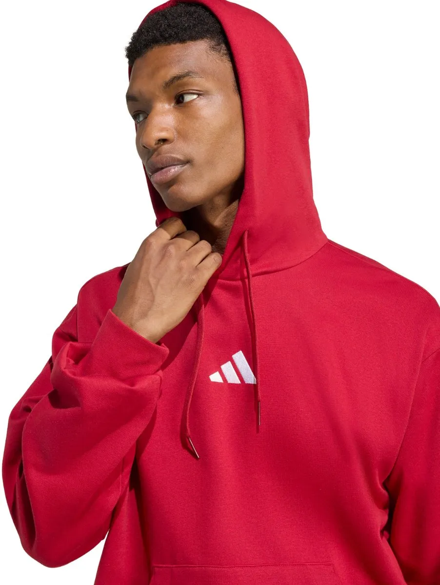 adidas Essentials Feelcozy Hoodie Heren - Rood S