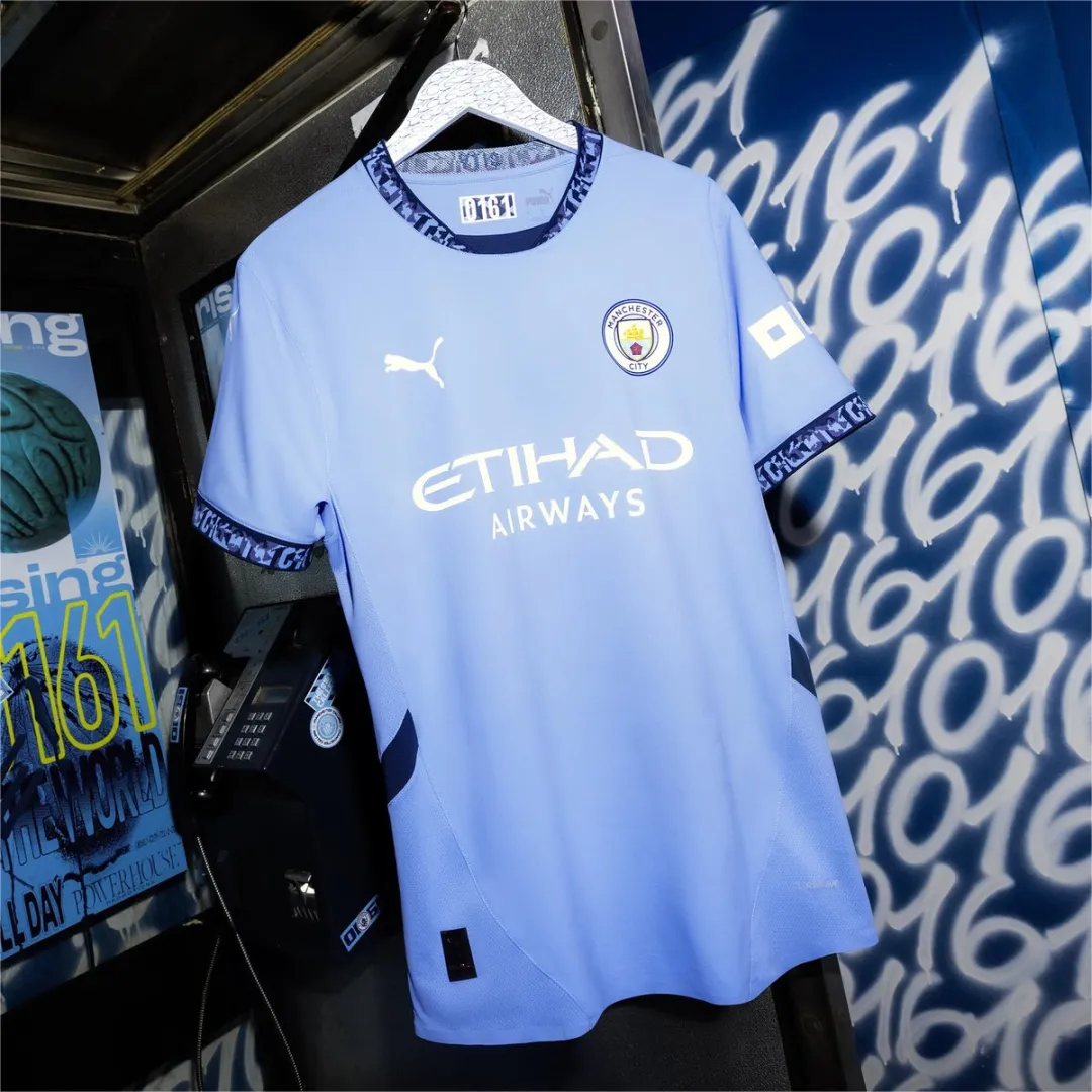 PUMA Manchester City RP Home Jersey - Lichtblauw - M