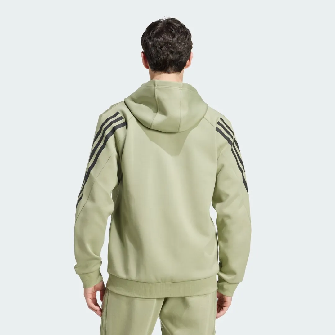 adidas Future Icons 3-Stripes Ritshoodie IY7688 - Groen