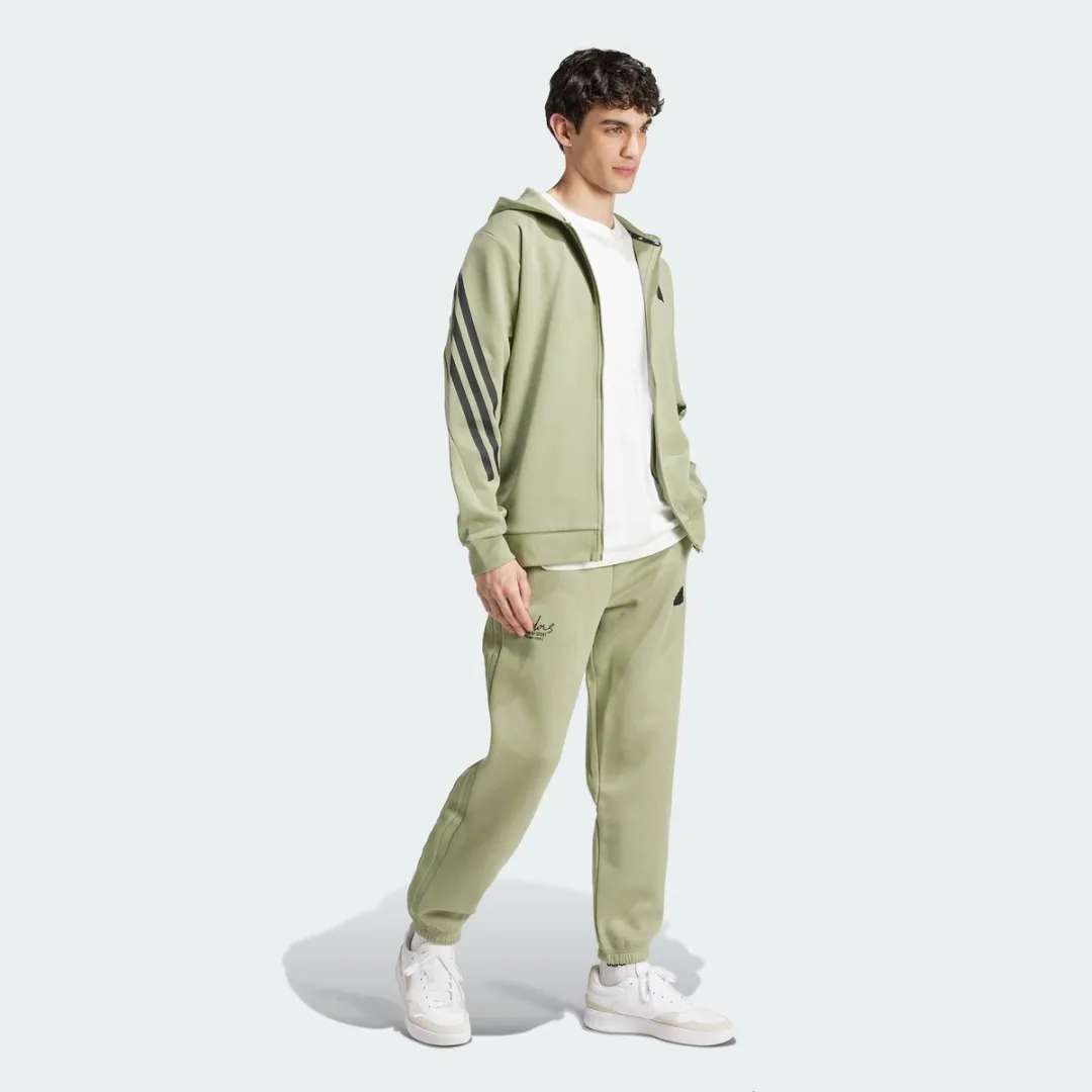 adidas Future Icons 3-Stripes Ritshoodie IY7688 - Groen