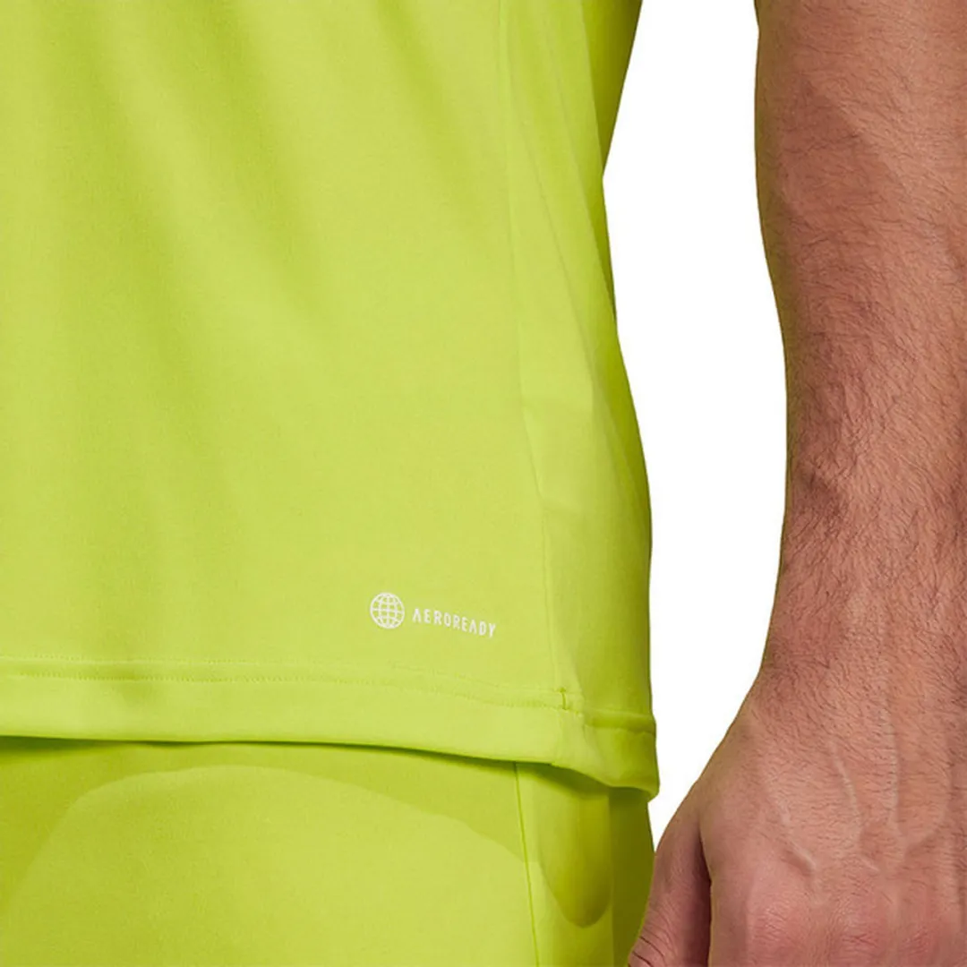 adidas Entrada 22 Shirt Heren - Fluogeel/Wit M - afbeelding 6 van 6