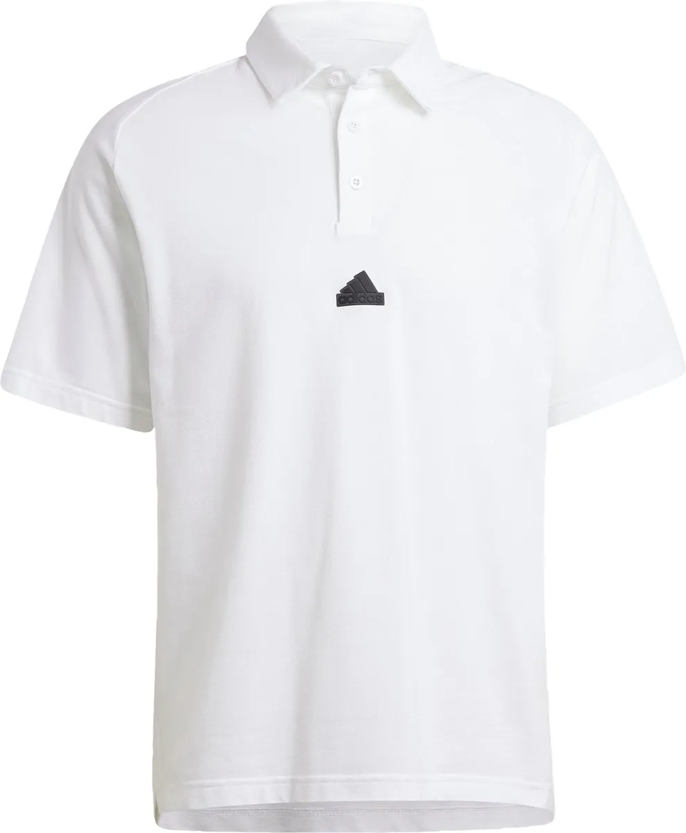 adidas Z.N.E. Premium Poloshirt IJ6136 - Heren M - Wit