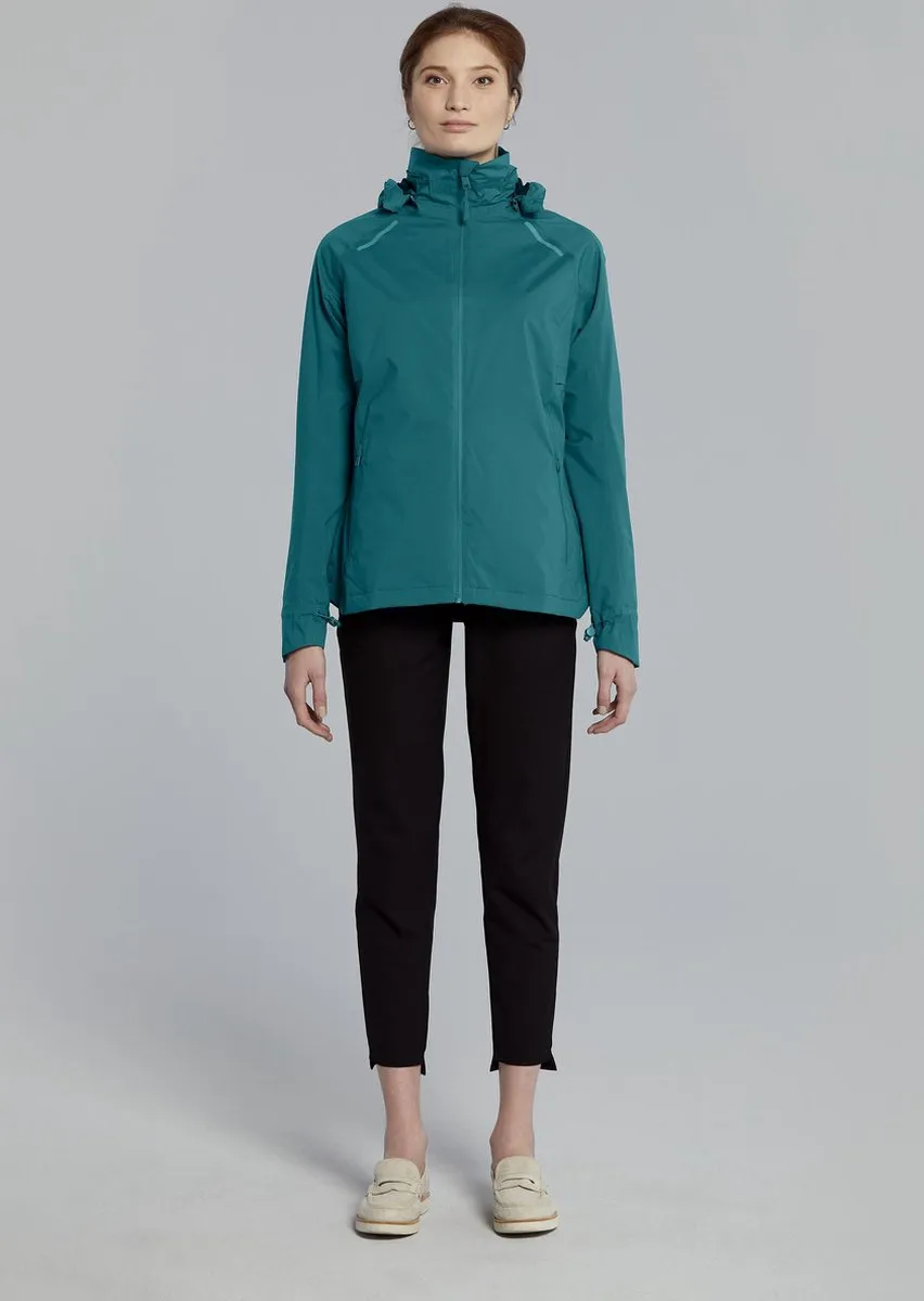 Basil Skane Dames Regenjas - Turquoise S