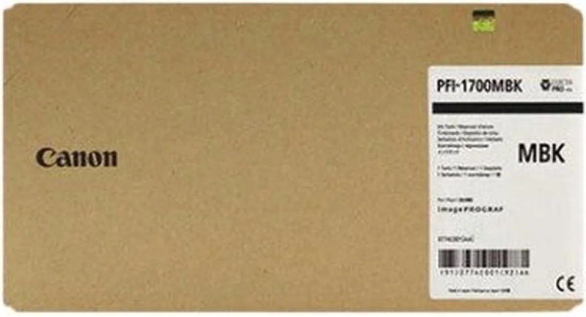 Canon PFI-1700MBK Inktcartridge Mat Zwart 700ml