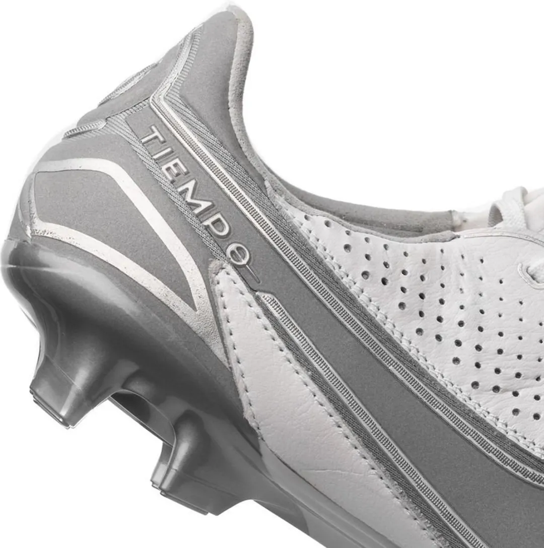 Nike Tiempo Legend 9 Elite FG - Maat 36 - Wit/Zilver