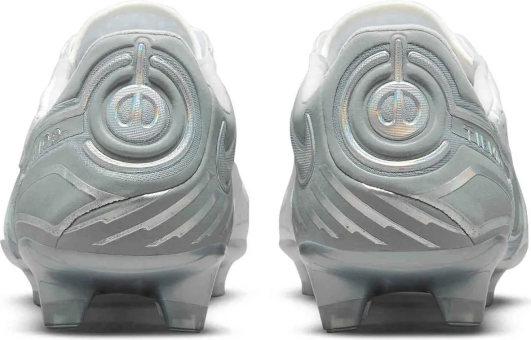 Nike Tiempo Legend 9 Elite FG - Maat 36 - Wit/Zilver