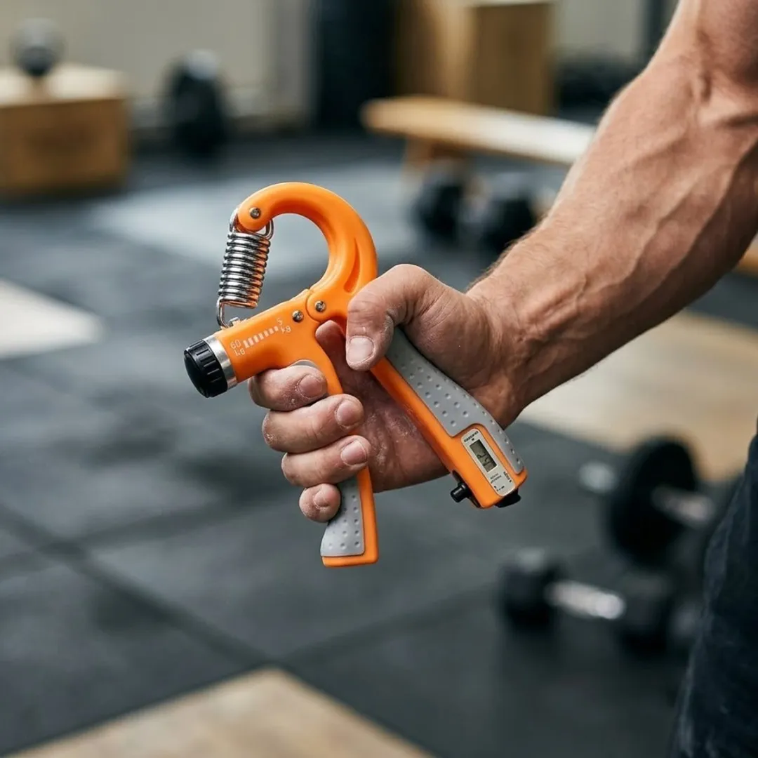 NUVEX Handtrainer met teller 5-60 kg - Oranje