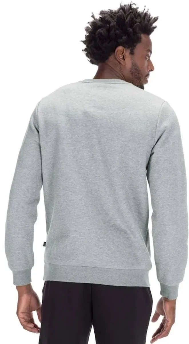 PUMA Heren Essential Big Logo Crew Sweatshirt - Grijs - S