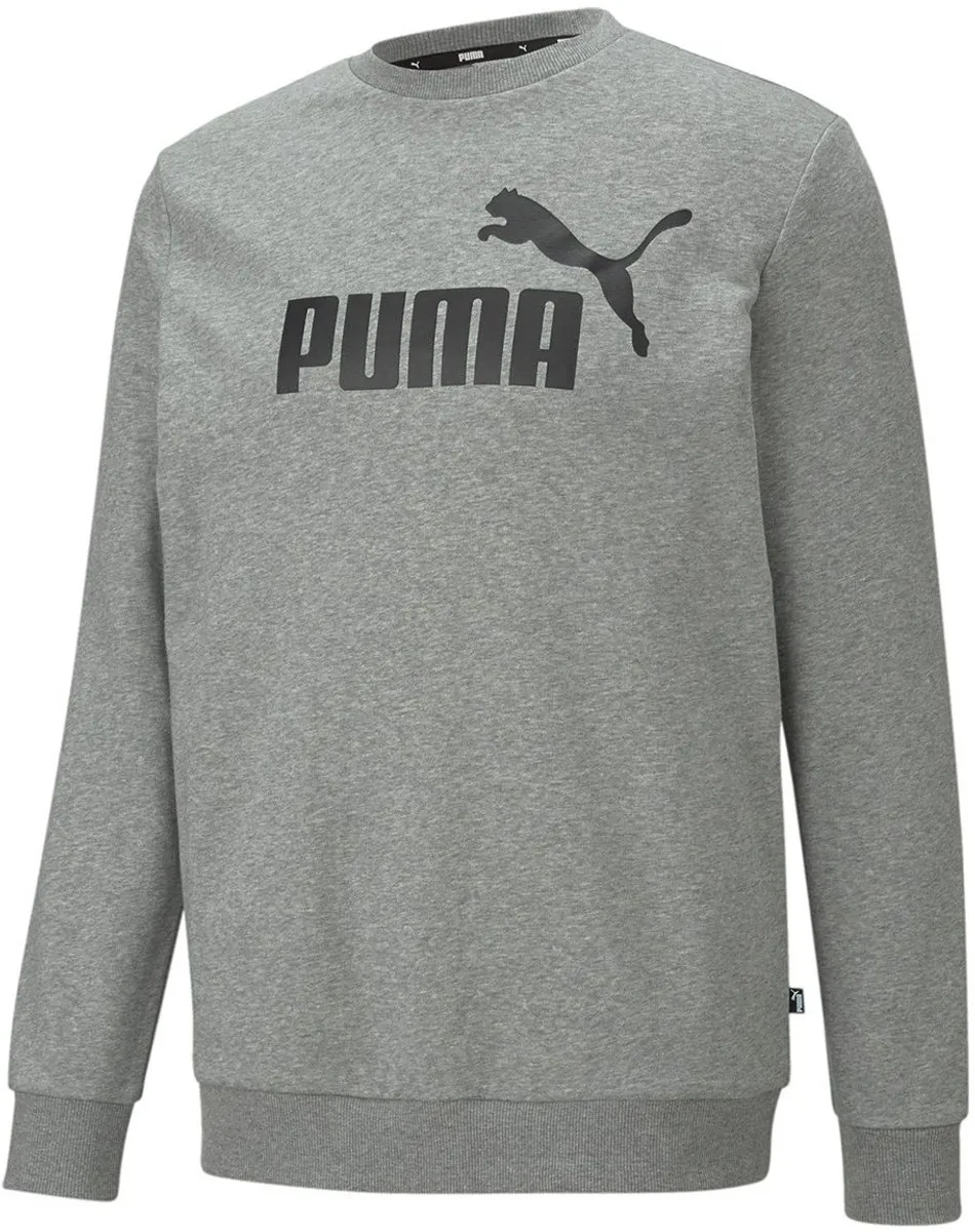 PUMA Heren Essential Big Logo Crew Sweatshirt