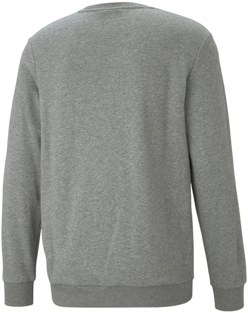 PUMA Heren Essential Big Logo Crew Sweatshirt - Grijs - S