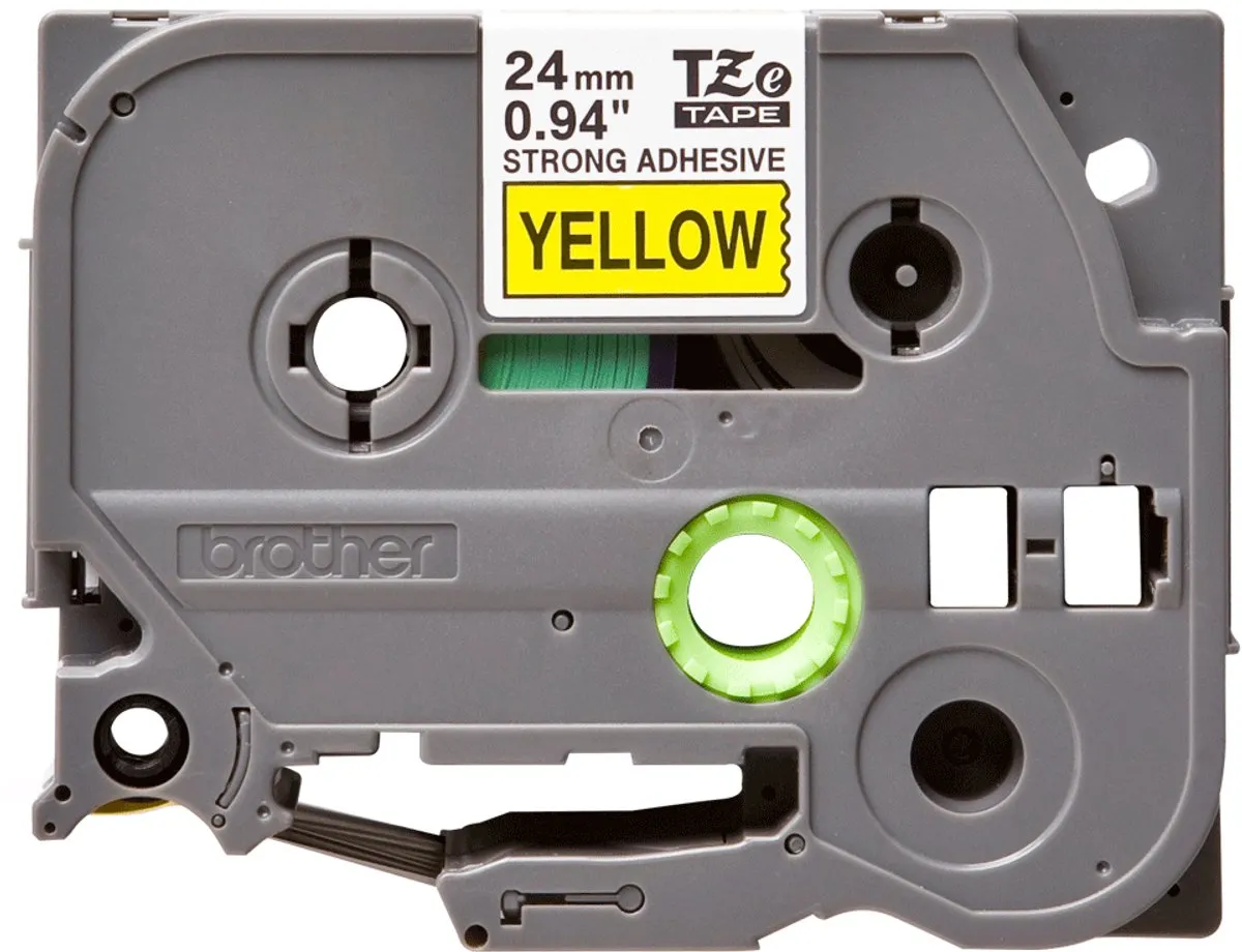 Brother TZ-S651 24mm Labelrol - 8ml - Zwart op geel