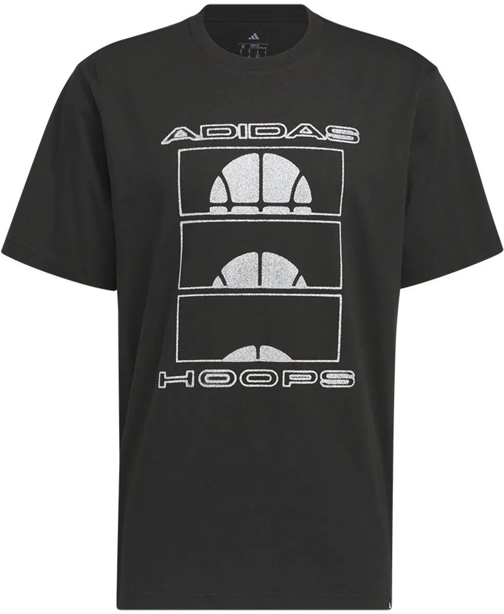 Adidas Ball At Sunrise T-shirt - Zwart L