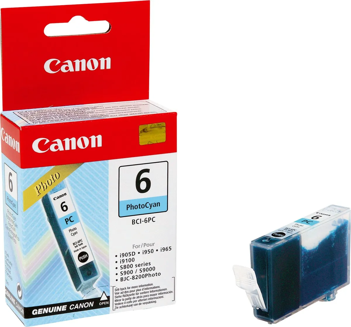 Canon BCI-6PC Inktcartridge Cyaan