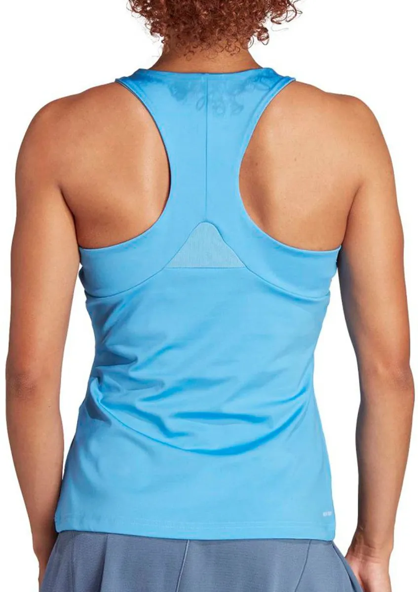 Adidas Y-tank Mouwloos T-shirt Blue Burst L