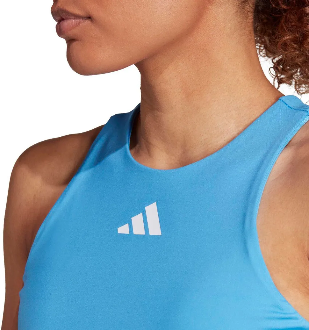 Adidas Y-tank Mouwloos T-shirt Blue Burst L