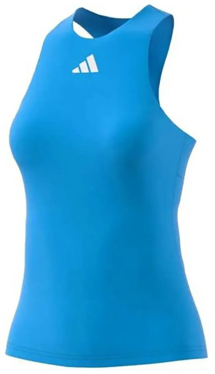Adidas Y-tank Mouwloos T-shirt Blue Burst L