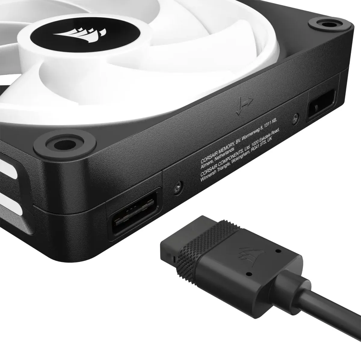 Corsair CO-9051001-WW 12cm Ventilator - Zwart/Wit