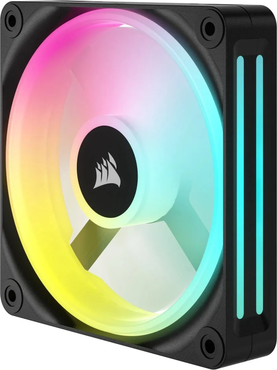 Corsair CO-9051001-WW 12cm Ventilator - Zwart/Wit