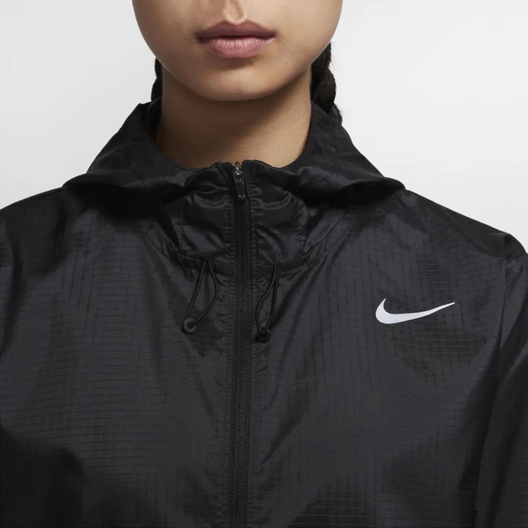 Nike Essential Sportjas Dames L - Black/Reflective Silver