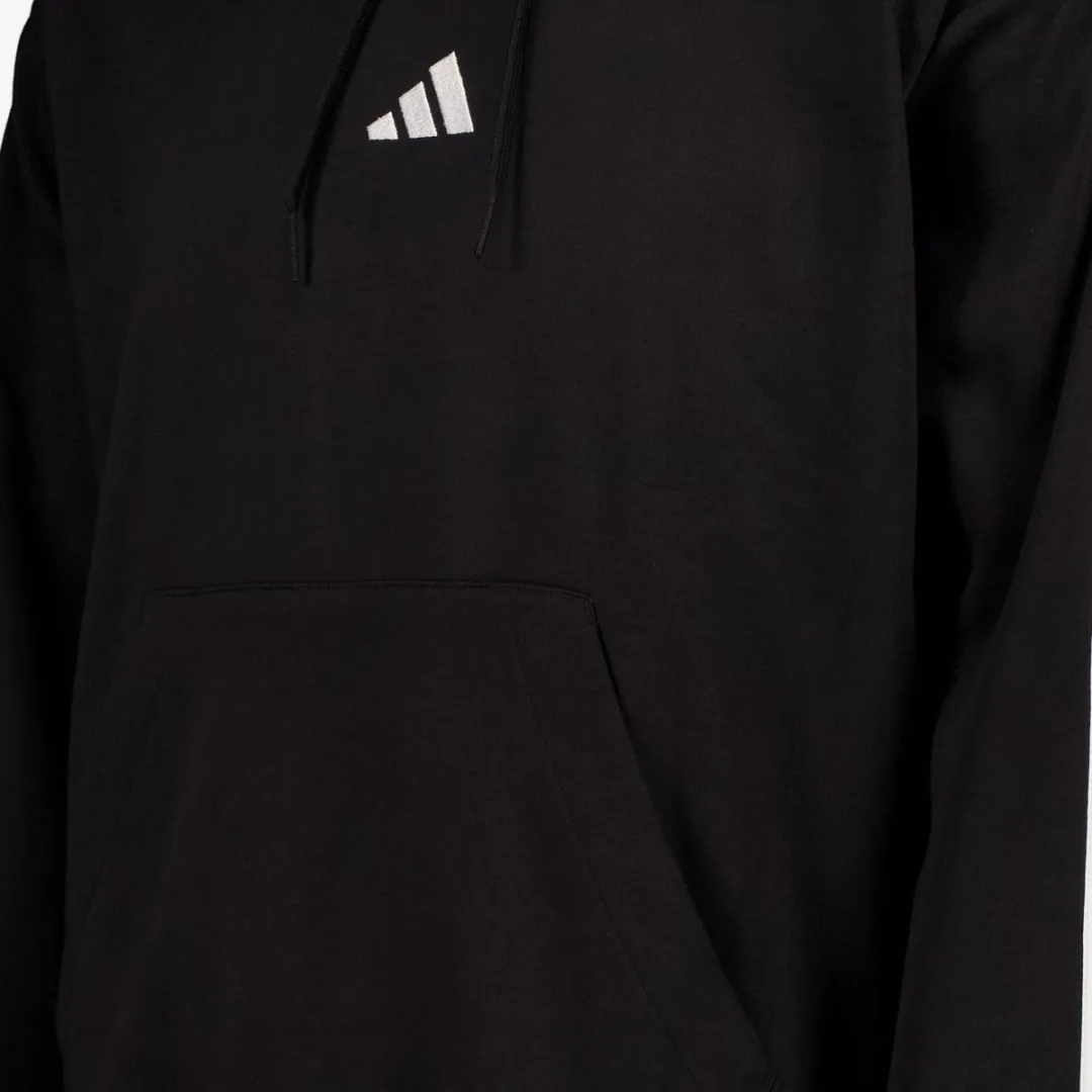 Adidas M 3S Heren Hoodie - Zwart/Wit - Maat M