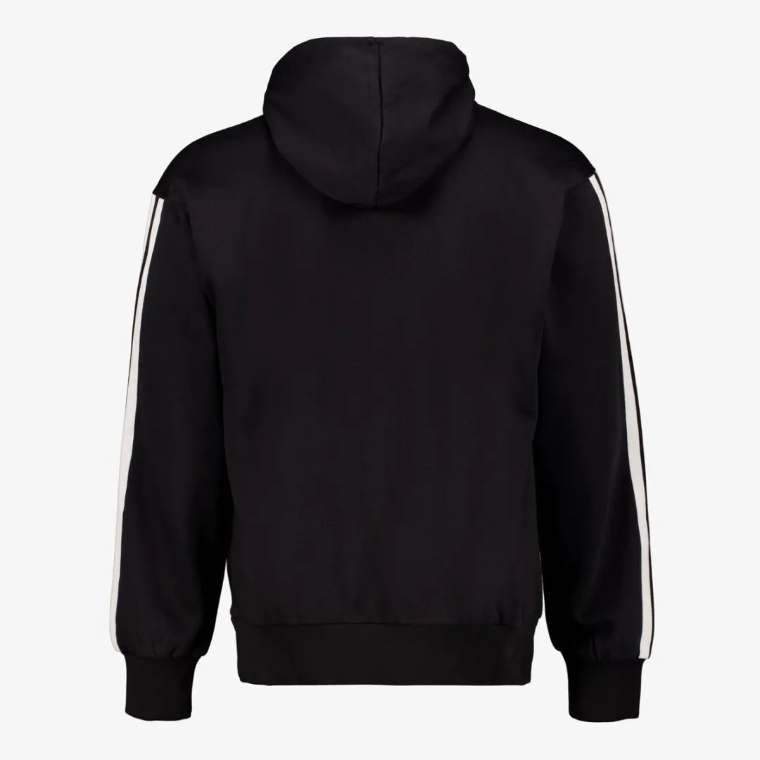 Adidas M 3S Heren Hoodie - Zwart/Wit - Maat M