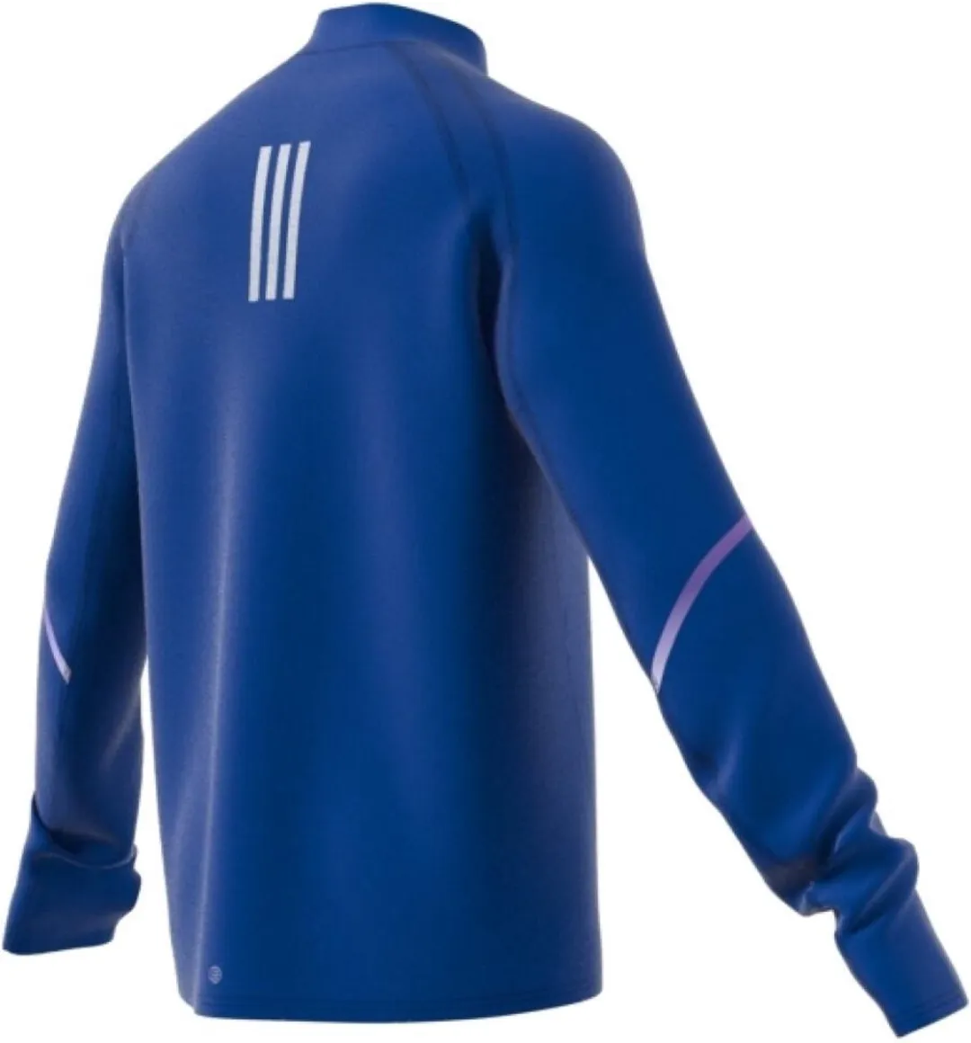 Adidas Fast Half Zip Top HK5641 - Heren - Royal Blauw - XL