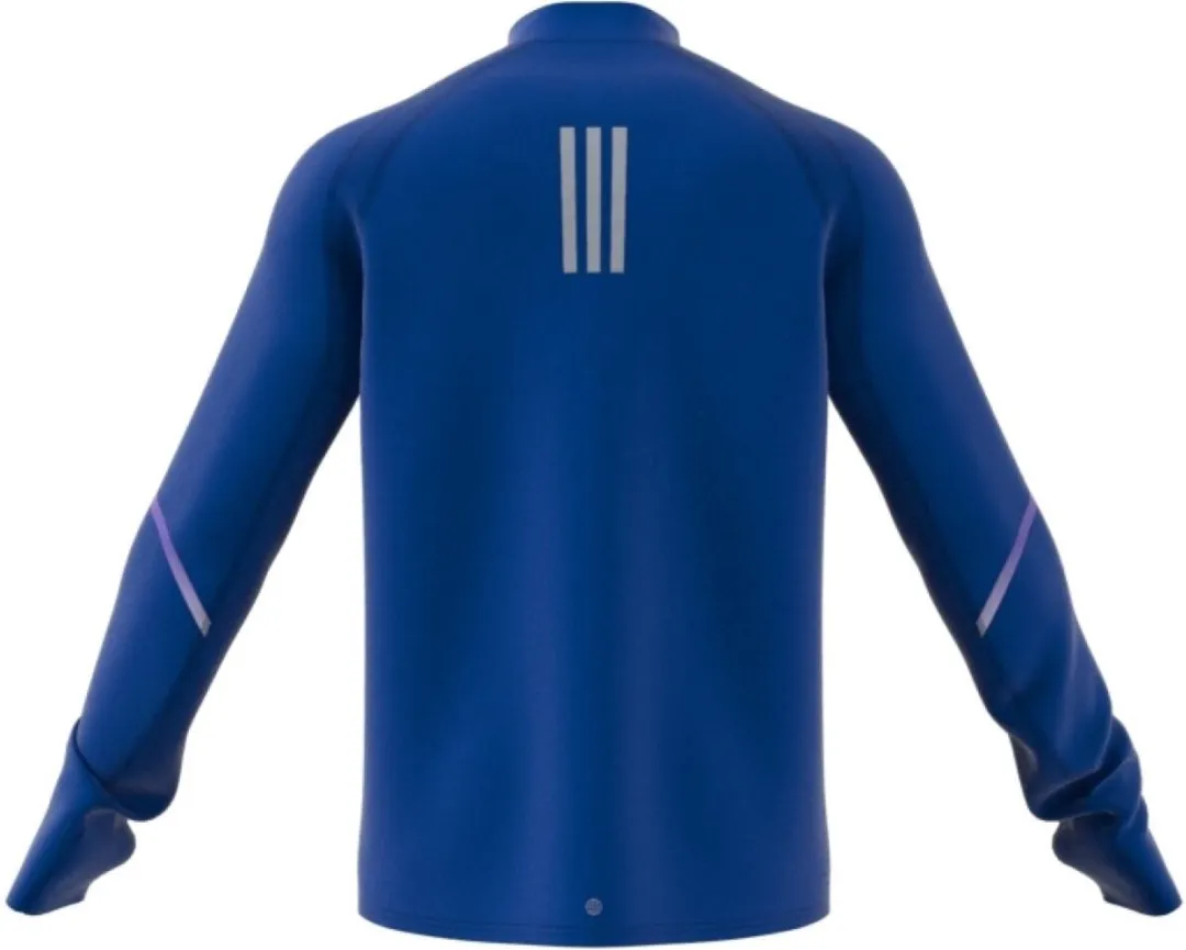 Adidas Fast Half Zip Top HK5641 - Heren - Royal Blauw - XL