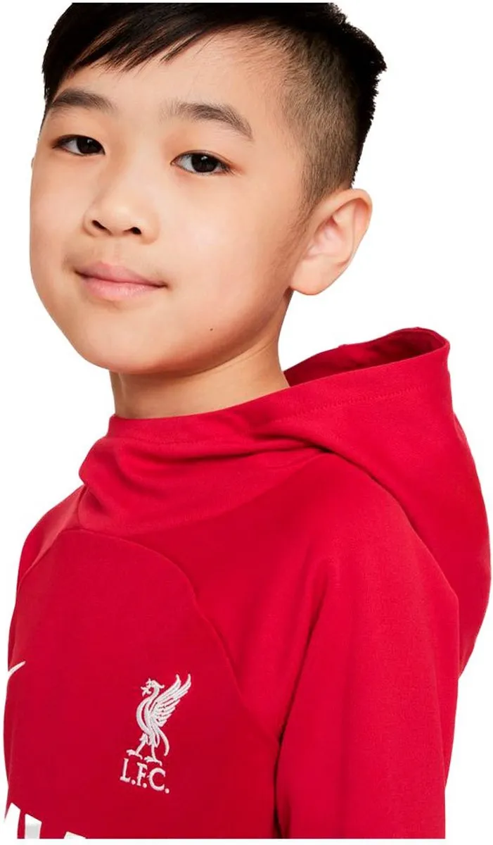 Nike Liverpool FC Dri-Fit Academy Pro 22/23 Hoodie - Gym Red/Wit - 4/5 jaar