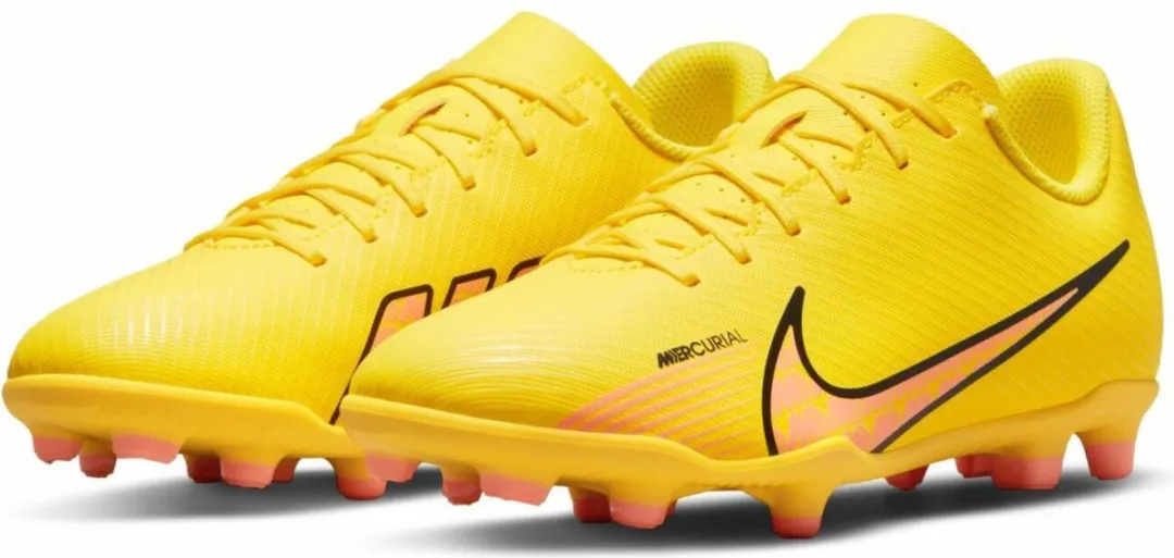 Nike JR Vapor 15 Club FG/MG Sneakers - Maat 36 - Geel