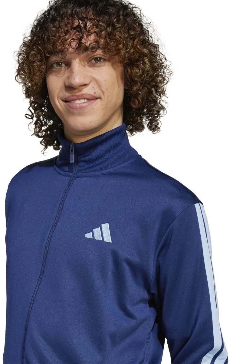 Adidas M 3S Ft Tt Ts Trainingspak - Blauw