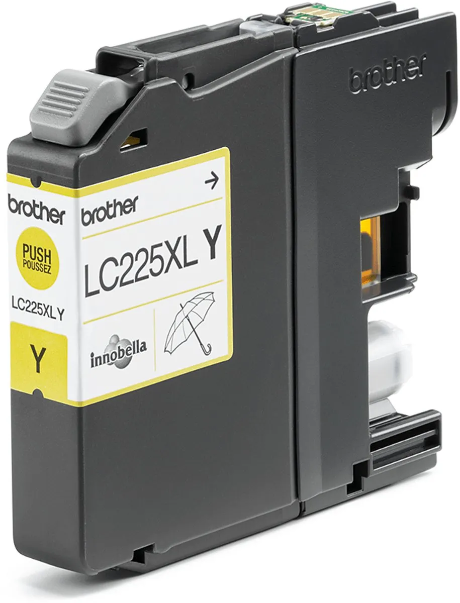 Brother LC-225XL Inktcartridge Geel - 1200 pagina's