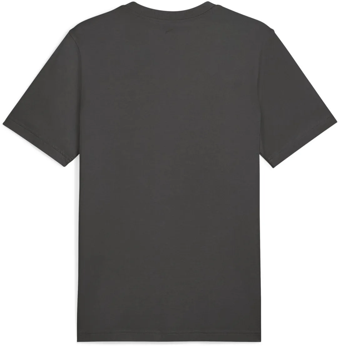 PUMA Ess Elevated Tee Heren T-shirt - Dusky Gray