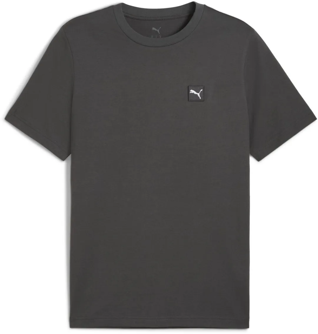 PUMA Ess Elevated Tee Heren T-shirt - Dusky Gray
