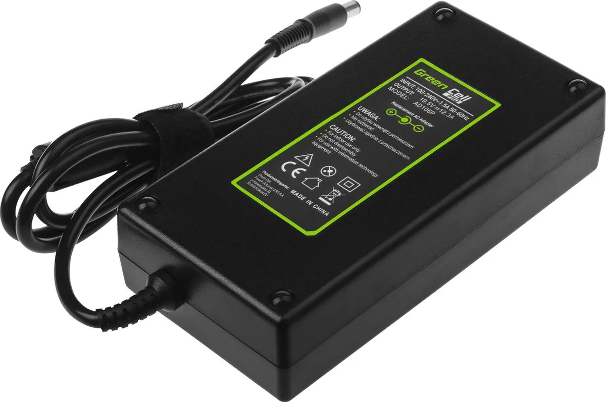 Dell PRO Oplader AD106P 240W - Zwart