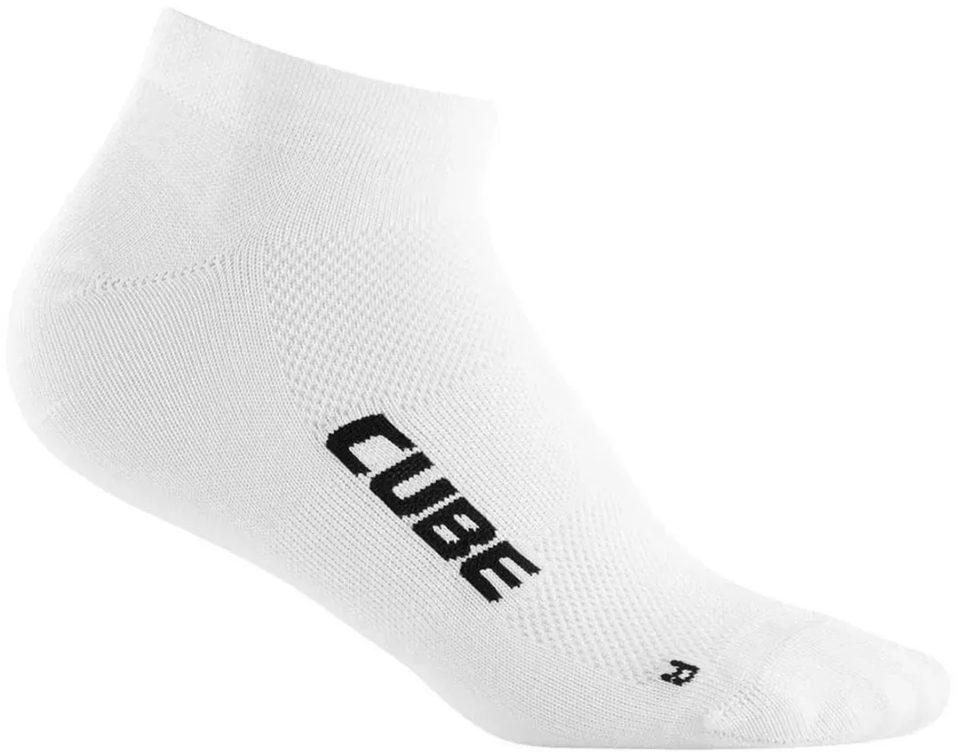 Cube Socks Low Cut Blackline Wit - 40-43